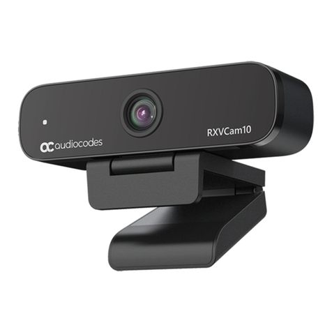 AudioCodes RXVCam10 manual