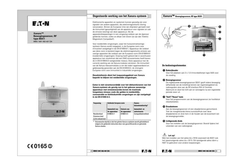 Eaton Xanura BSX1 manual