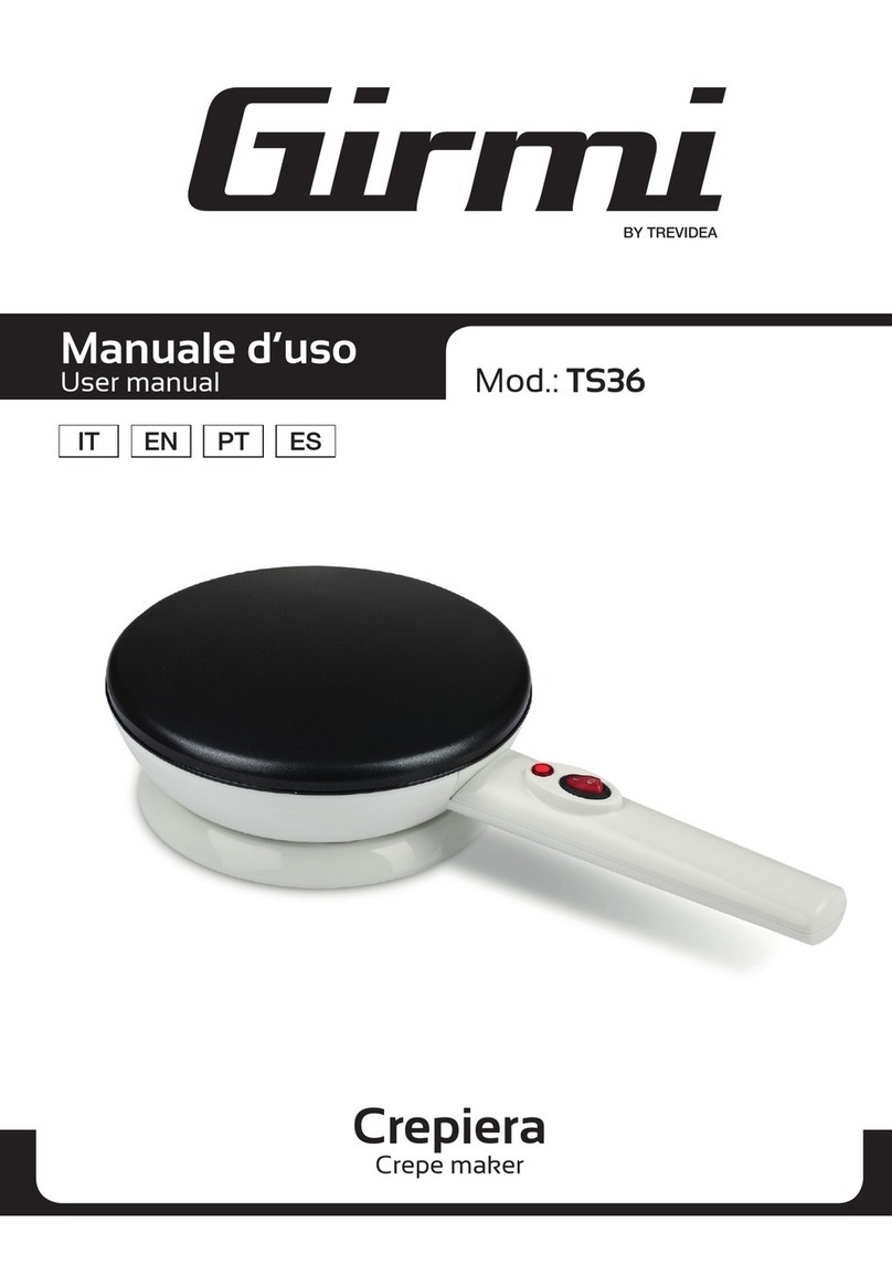 TREVIDEA Girmi TS36 user manual