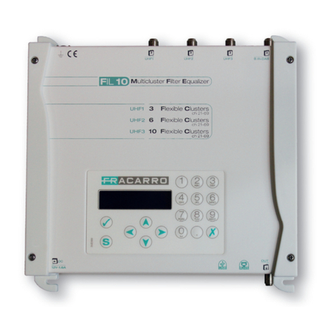 Fracarro FIL 10 operating instructions