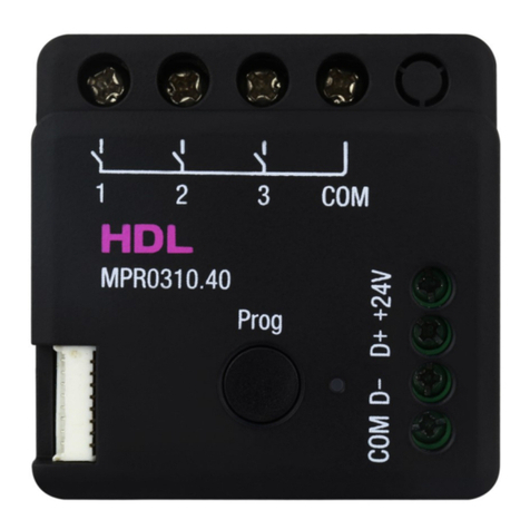 HDL MPR0310.40 quick start guide