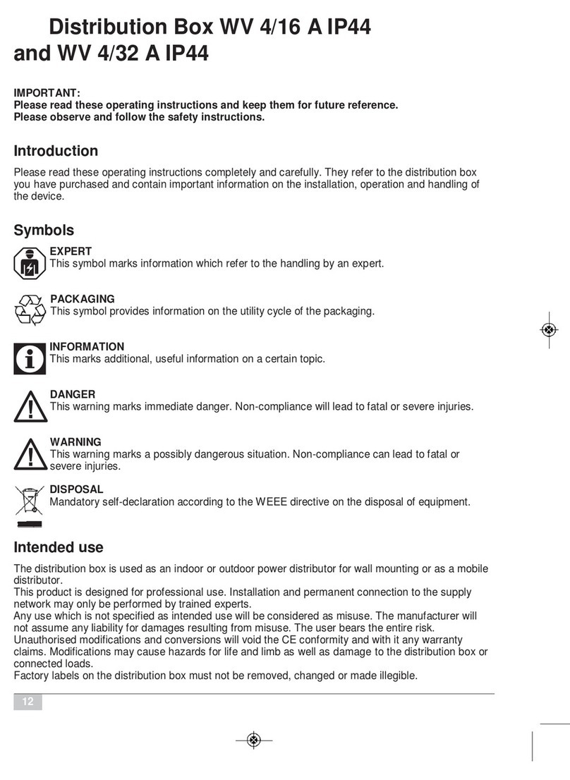 brennenstuhl WV 4/16 A IP44 User manual