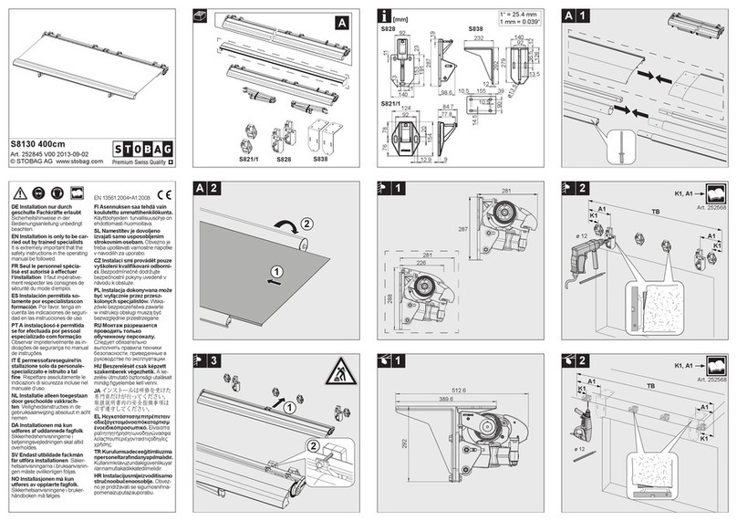 Stobag S8130-400cm manual