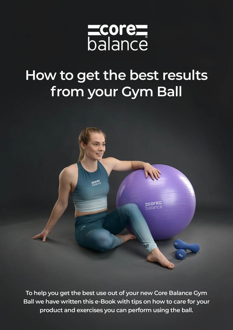 CORE BALANCE Gym Ball User manual