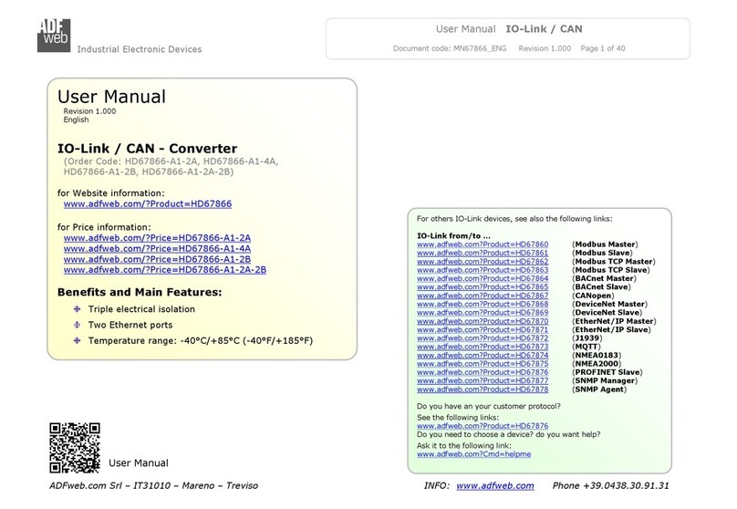 ADF Web IO-Link / CAN User manual