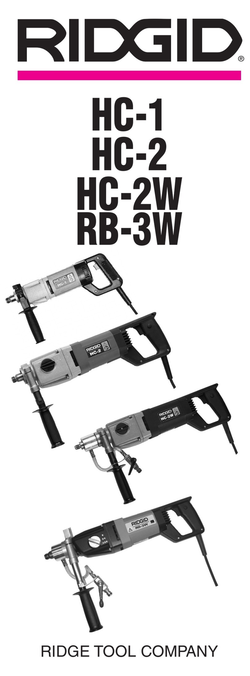 RIDGID HC-1 manual