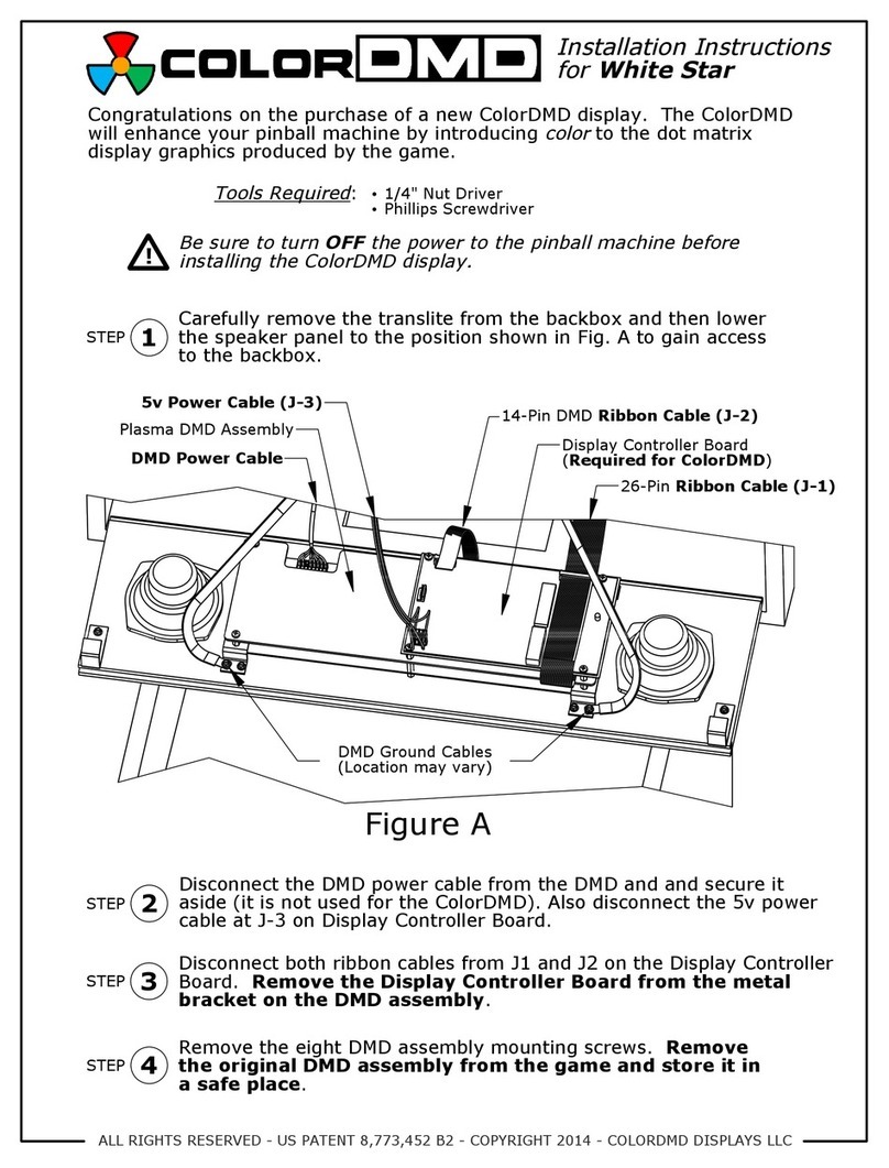 ColorDMD White Star User manual