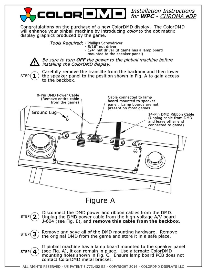 ColorDMD CHROMA eDP WPC User manual