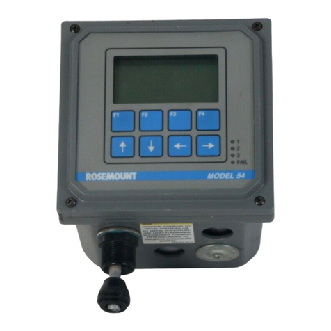 Rosemount Analytical 54C User manual