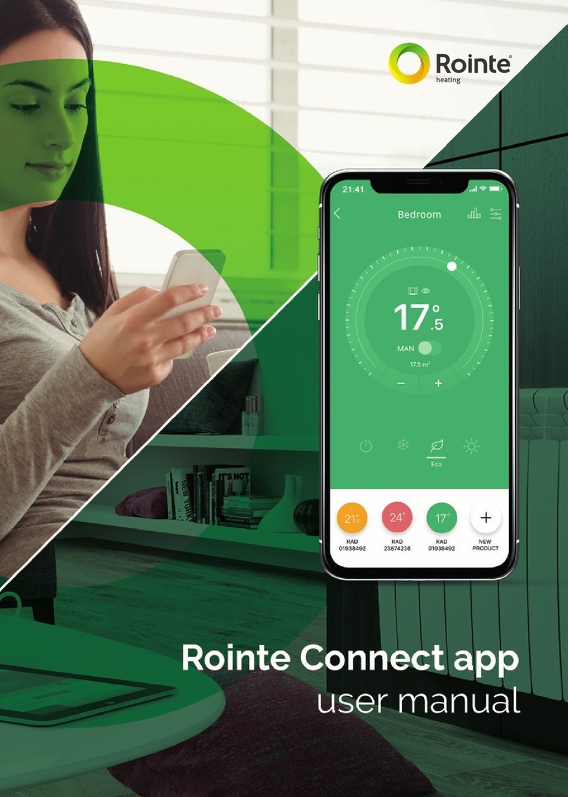 Rointe Connect user manual
