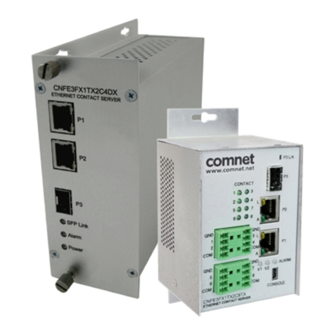 Comnet CNFE3FX1TX2C[/M] Series Installation and operation manual