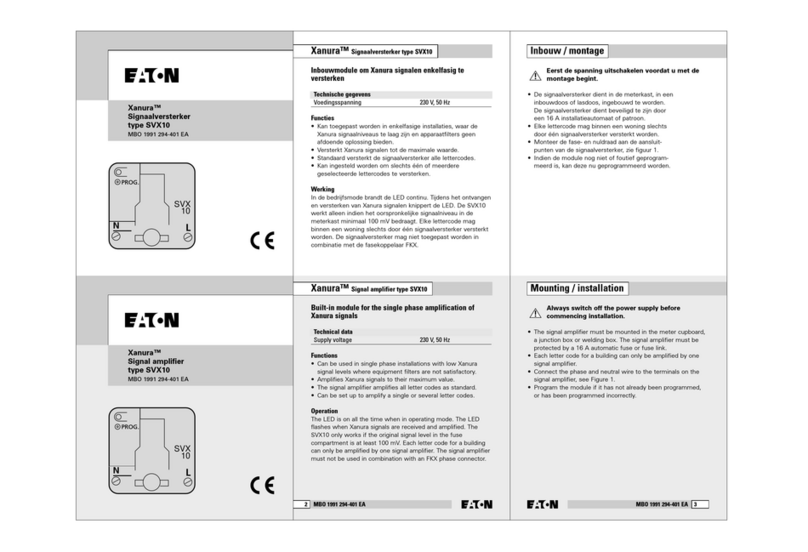 Eaton Xanura SVX10 manual