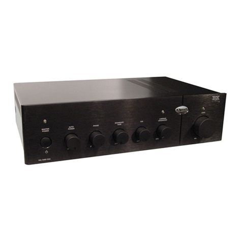 Klipsch KA-1000-THX owner's manual