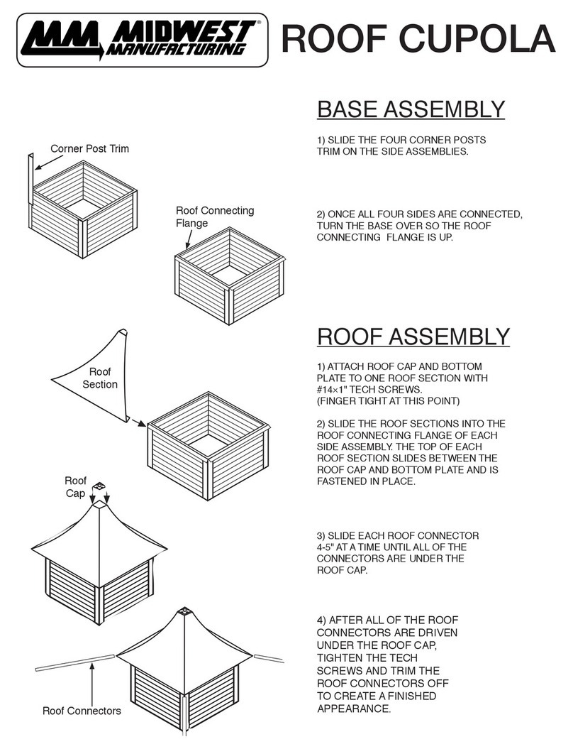Midwest ROOF CUPOLA quick guide
