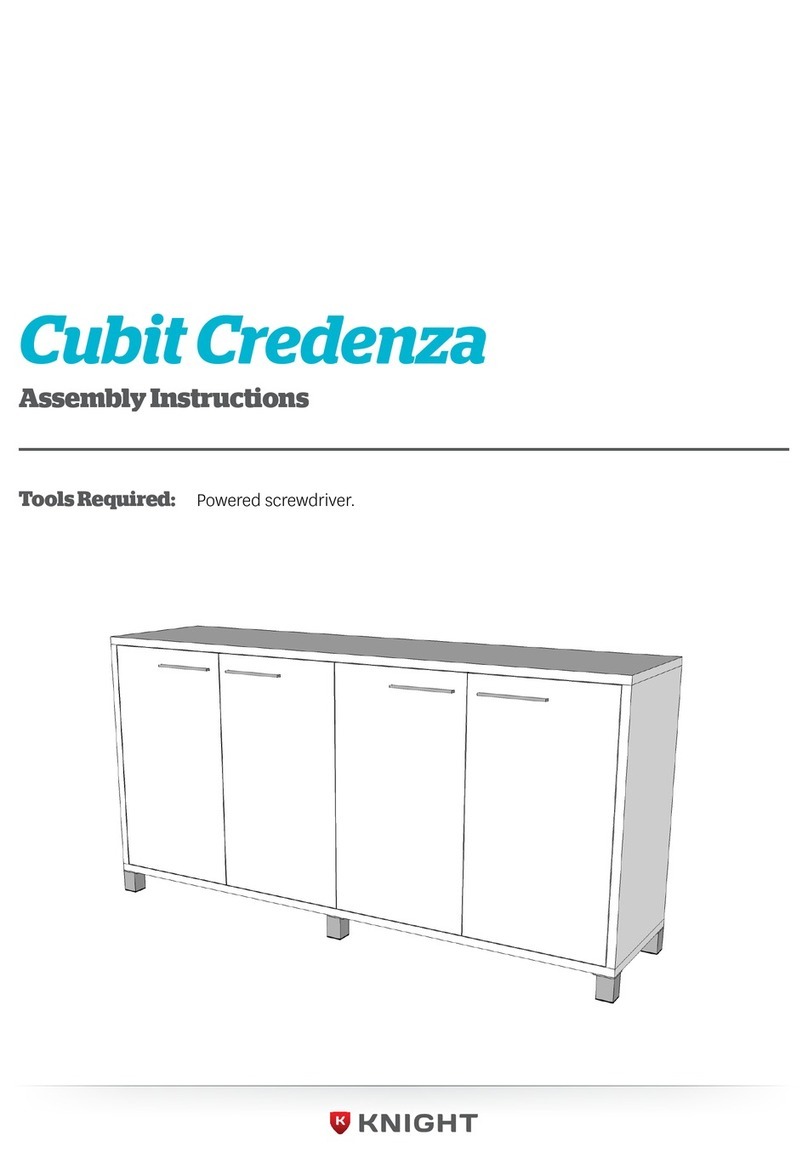 Knight Cubit Credenza User manual Knight Cubit Credenza User manual