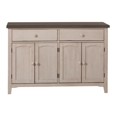Hillsdale Furniture Clarion Sideboard manual