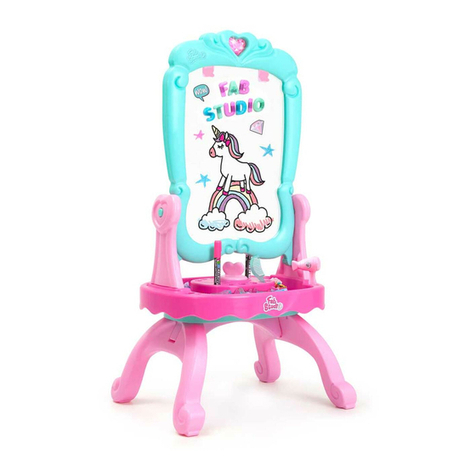 grow 'n up FabStudio 3-in-1 Vanity Easel instruction manual