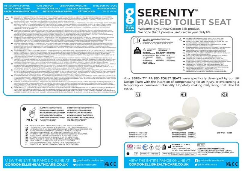 Gordon Ellis & CO SERENITY Instructions for use