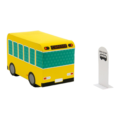 Canon Creative Park Elastic-powered Bus Aassembly Instructions