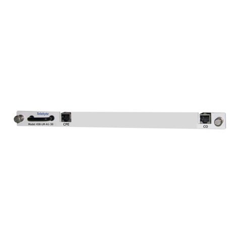 Telebyte 458-LM-A1-30 manual