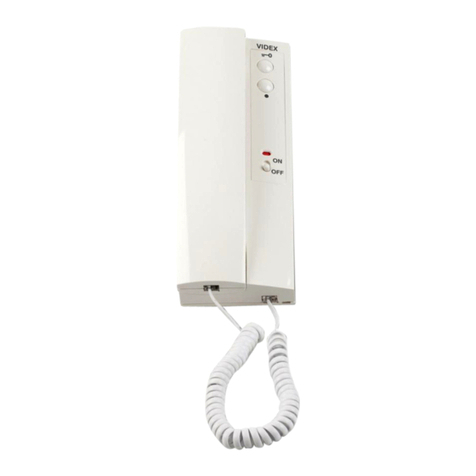 Videx 3000 Series User manual