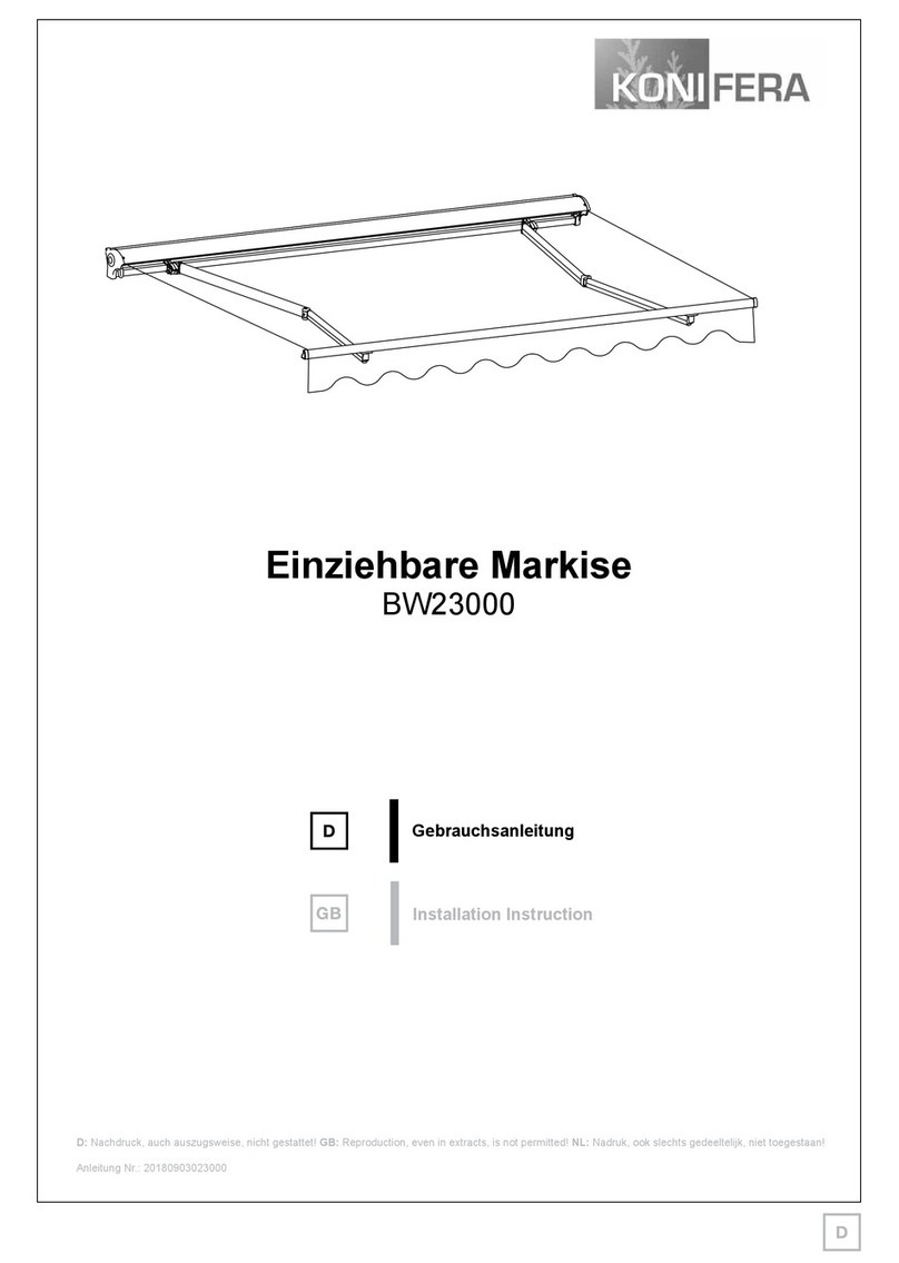Konifera BW23000 Installation instruction