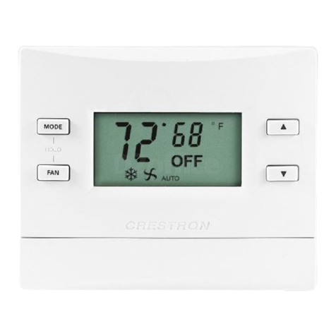 Crestron infiNET CHV-TSTATRF quick start guide
