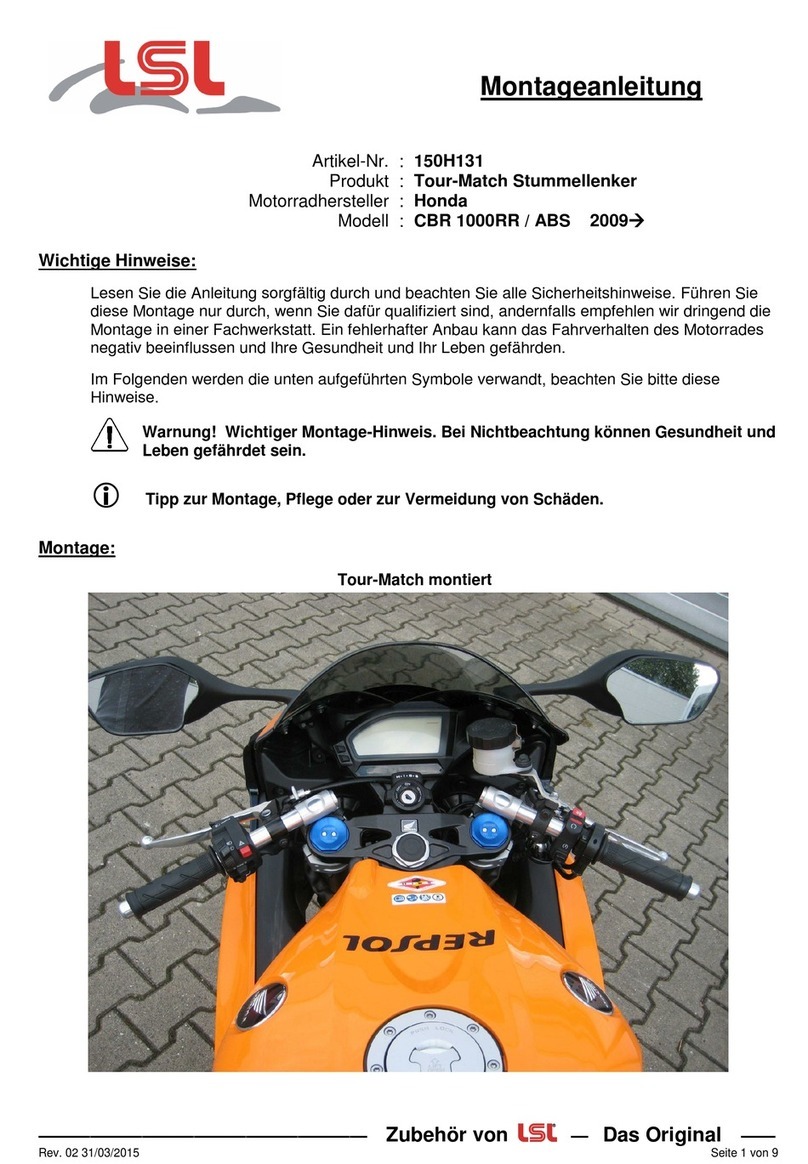 LSL 150H131 FITTING INSTRUCTION