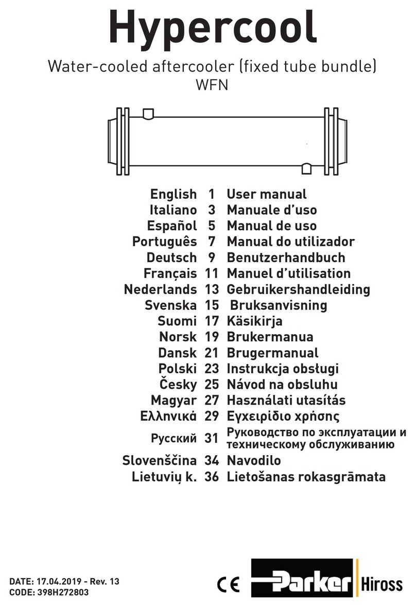 Parker Hiross Hypercool user manual