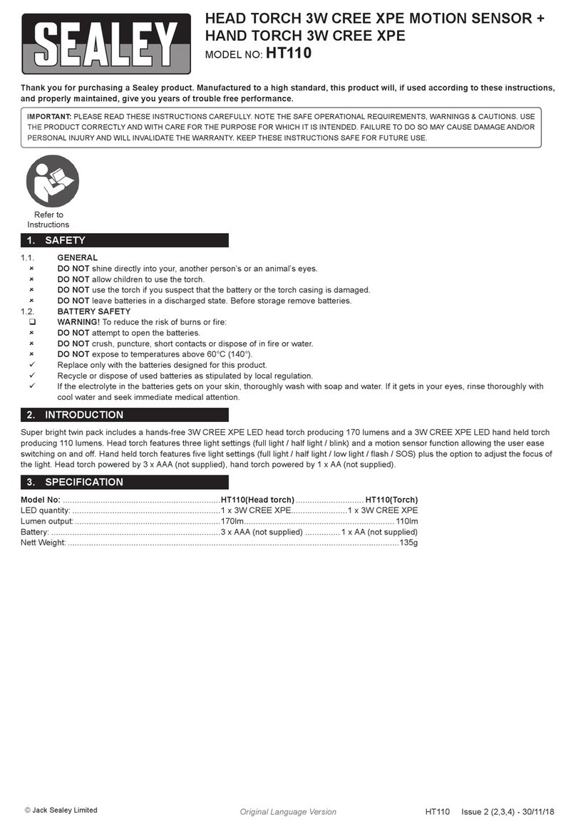 Sealey HT110 User manual