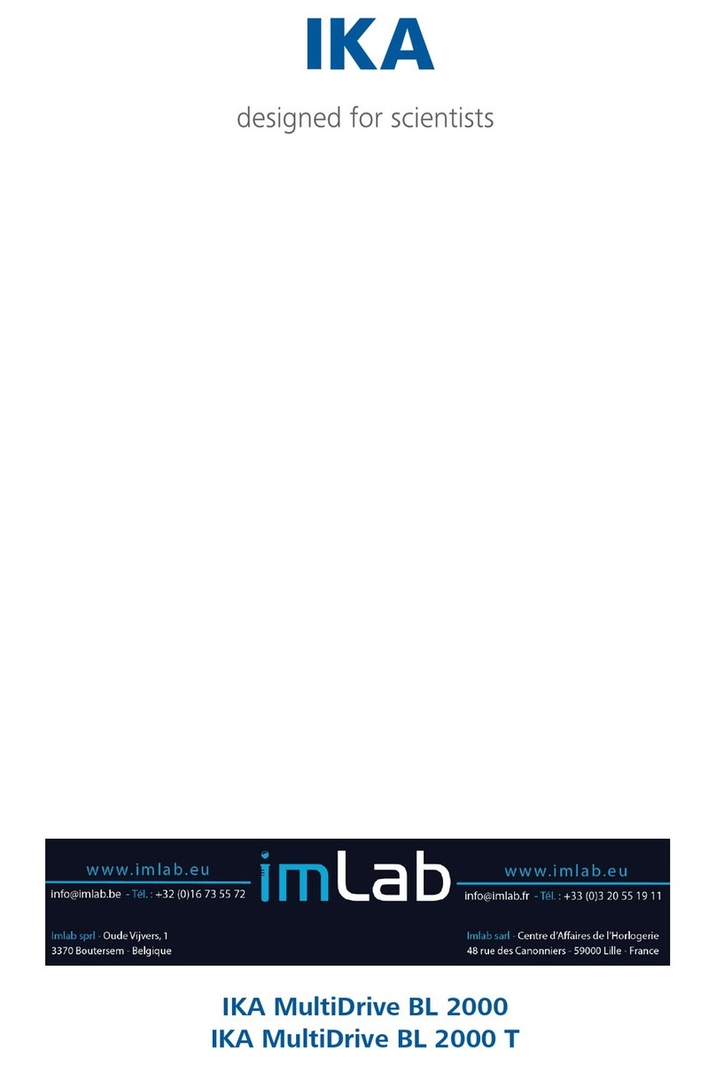 Imlab IKA MultiDrive BL 2000 User manual