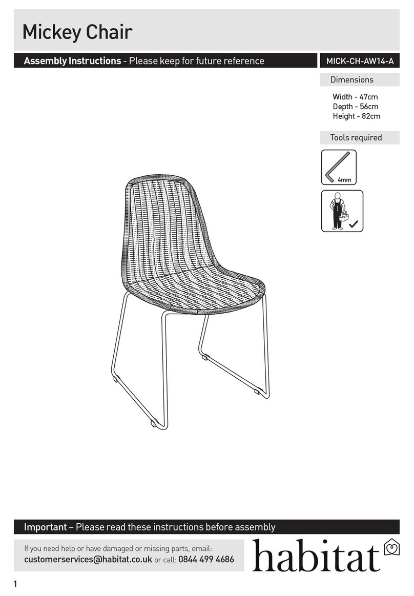 Habitat Mickey MICK-CH-AW14-A User manual Habitat Mickey MICK-CH-AW14-A User manual