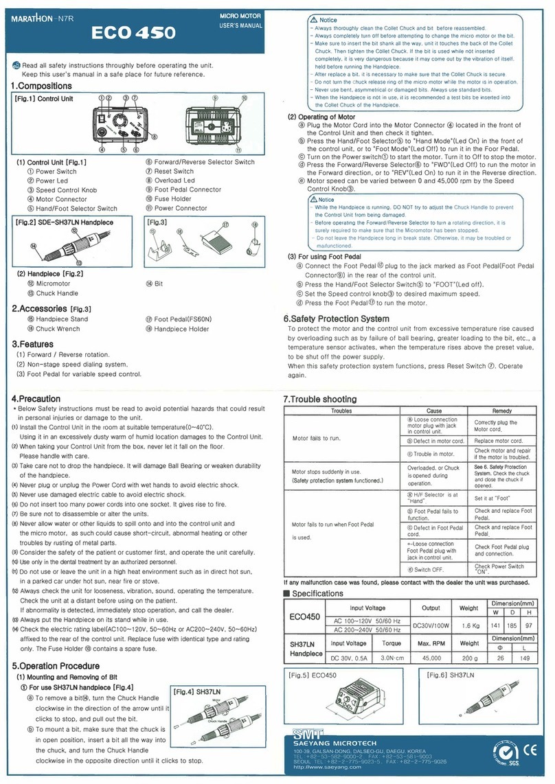 Saeyang MARATHON-N7R user manual