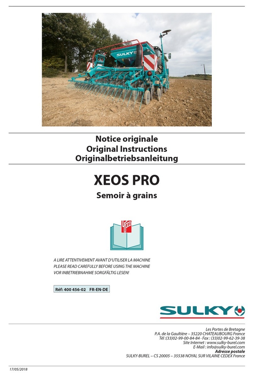 Sulky XEOS PRO Original instructions