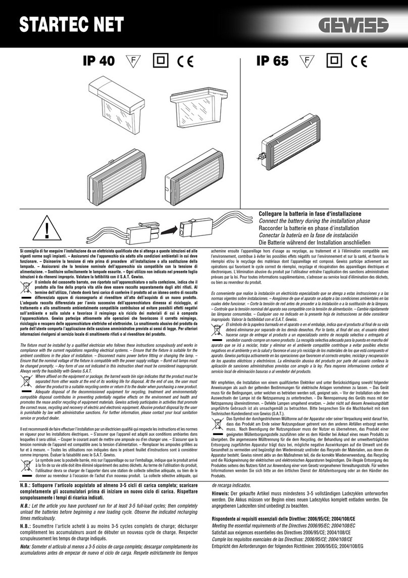 Gewiss Startec Net Series manual