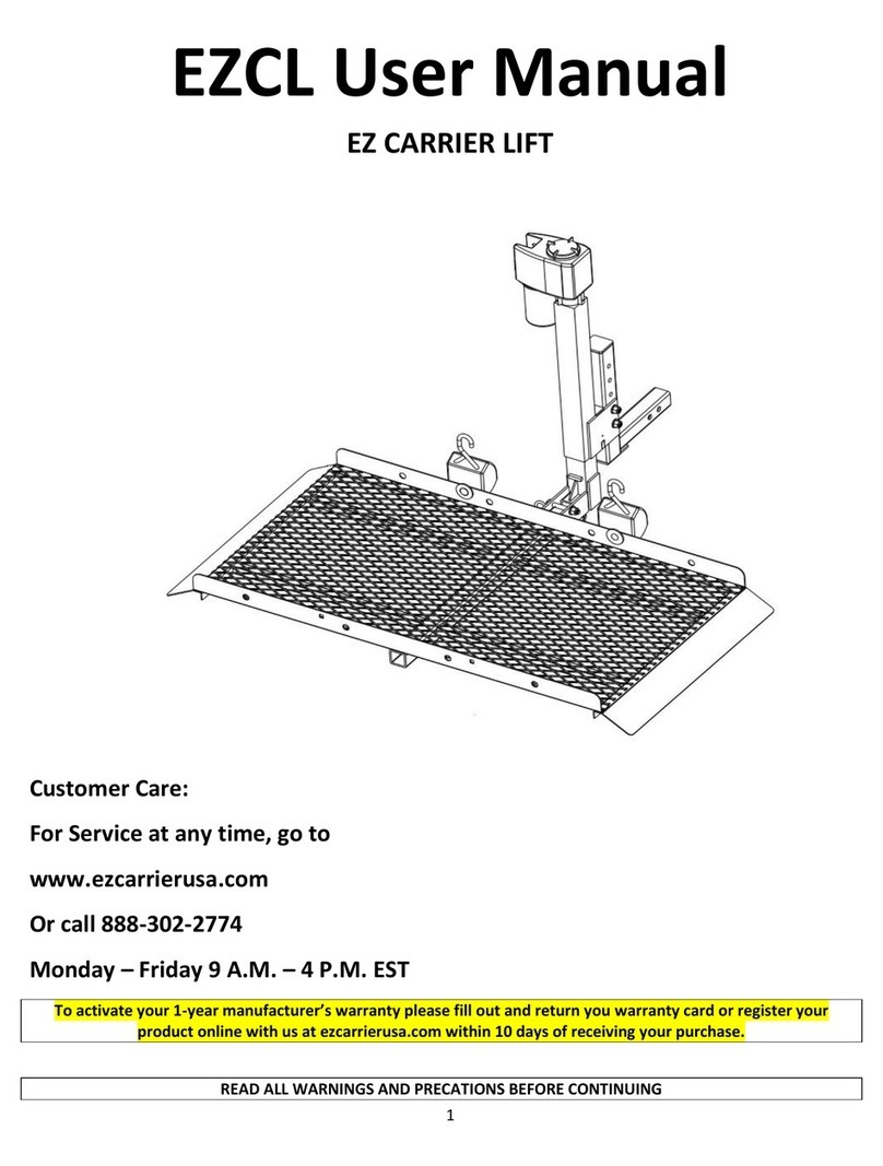 EZ Carrier EZCL User manual