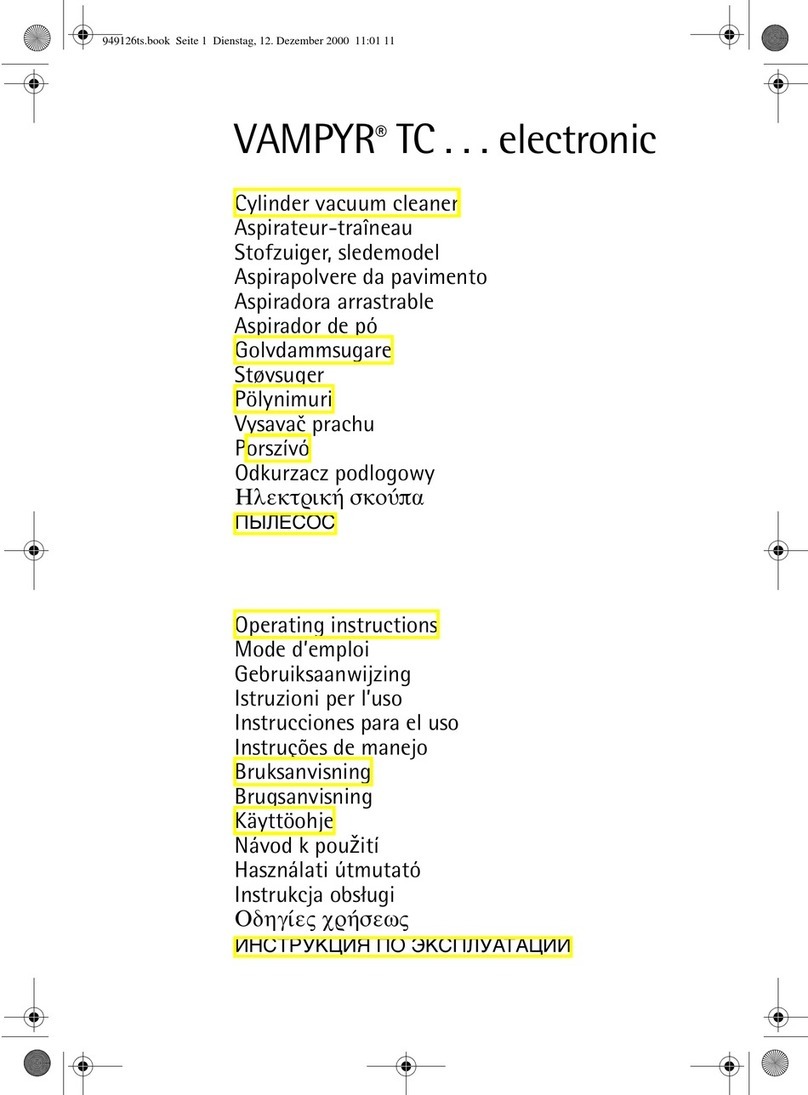 AEG Vampyr TC Electronic Series User manual