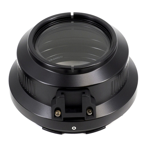 Nauticam N100 flat port 40 User manual