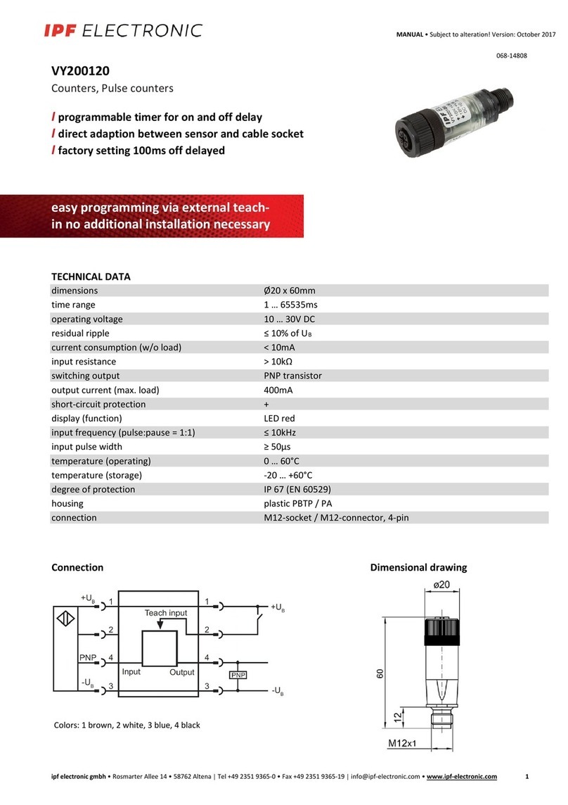 ipf electronic VY200120 quick start guide