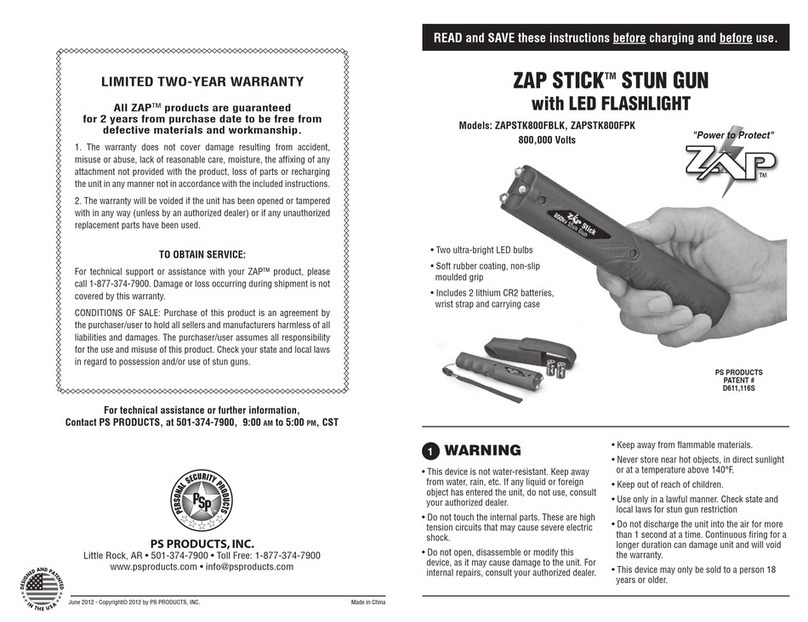 Zap ZAP STICK ZAPSTK800FBLK User manual