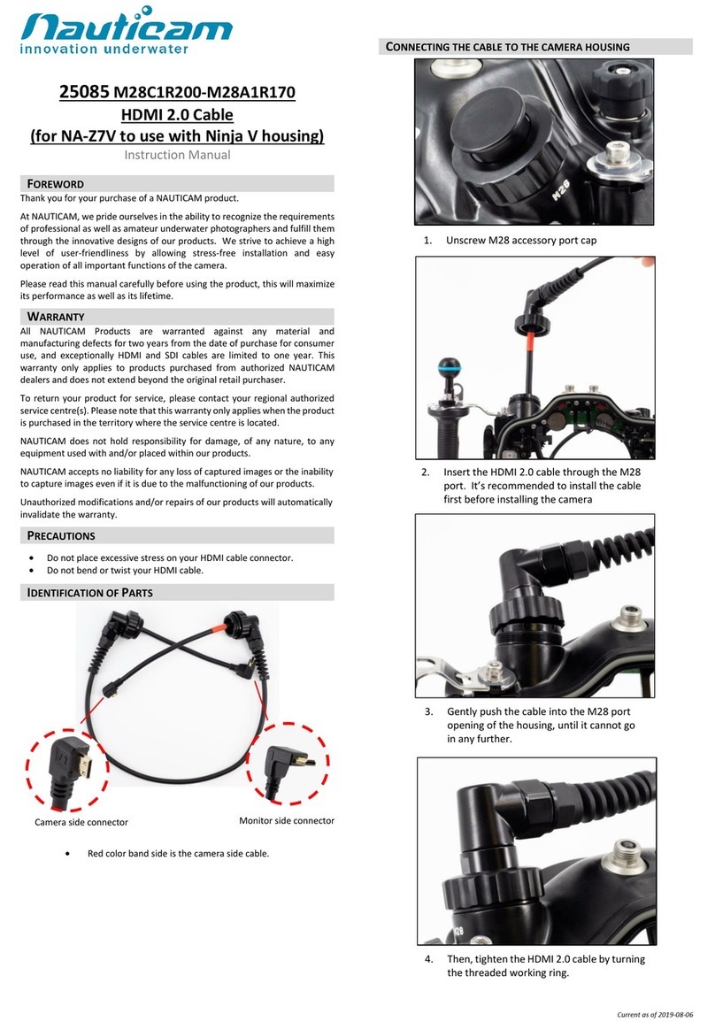 Nauticam M28C1R200-M28A1R170 instruction manual