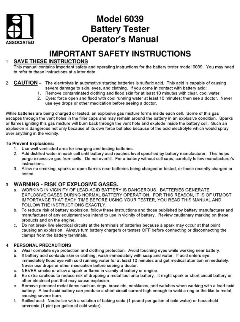 Associated 6039 Operator's manual