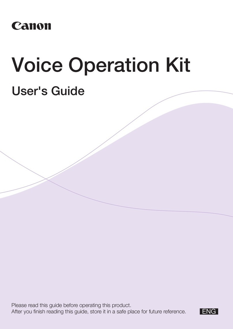Canon Voice Operation Kit user guide