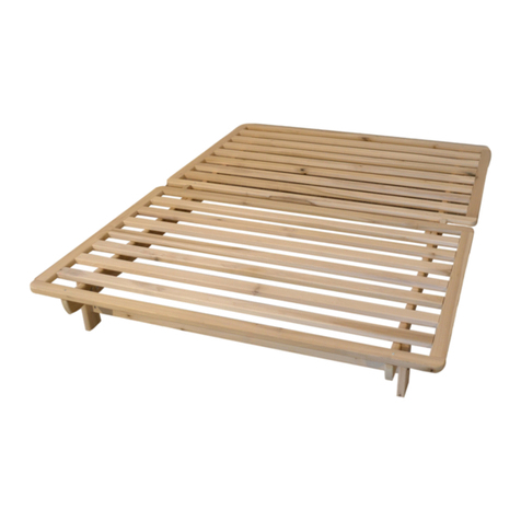 kd frames Ekko Bed Full instructions