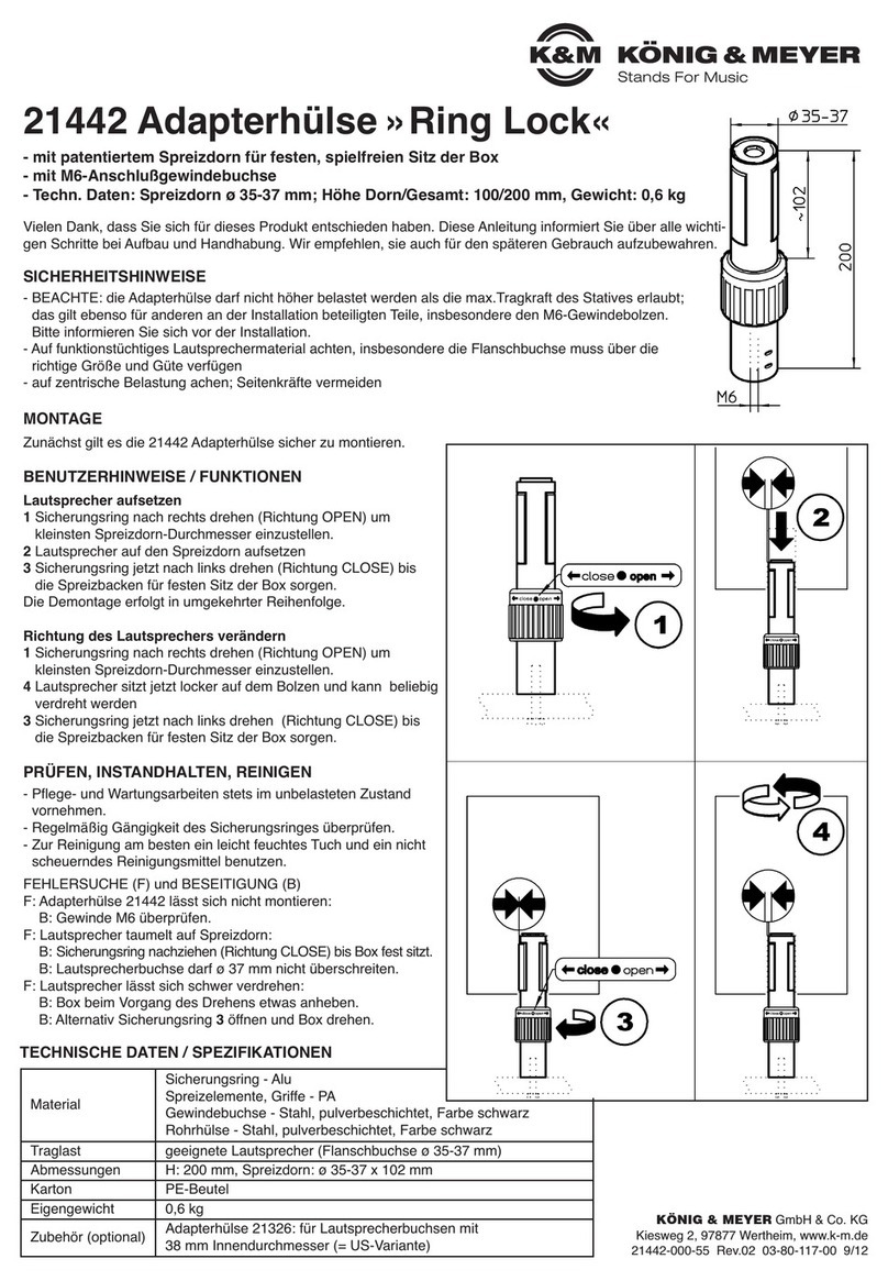 Konig & Meyer Ring Lock quick start guide
