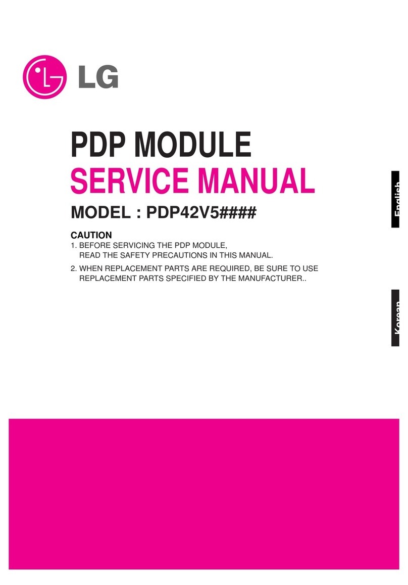 LG PDP42V5 Series User manual