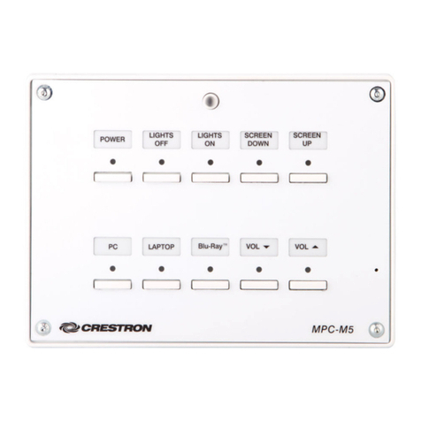 Crestron MPC-M5 Dimensional drawing