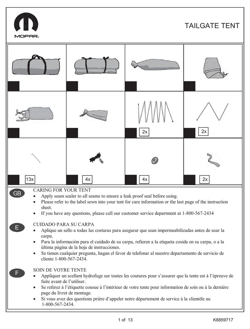 Mopar TAILGATE instruction sheet