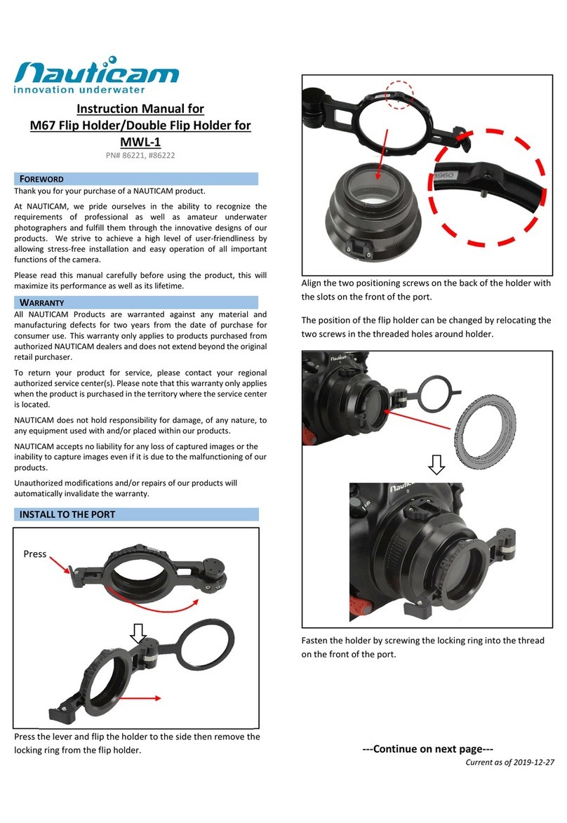 Nauticam 86221 User manual