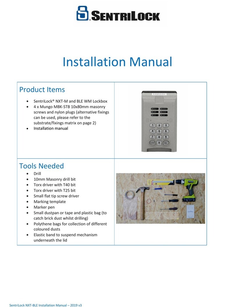 Sentrilock NXT-M installation manual